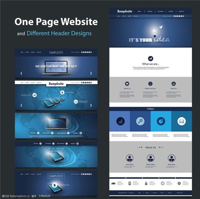 網站模板與網頁設計圖片 構建數字形象的藝術與實踐